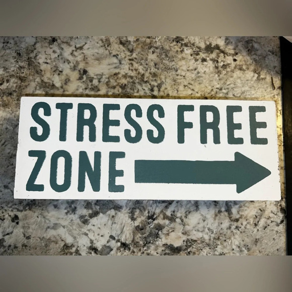 NWT “Stress Free Zone” Table Top Decor - Picture 1 of 4